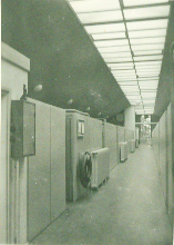 de slaapzaal met chambrettes